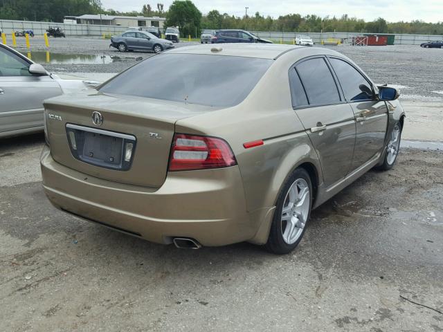 19UUA66208A009184 - 2008 ACURA TL TAN photo 4