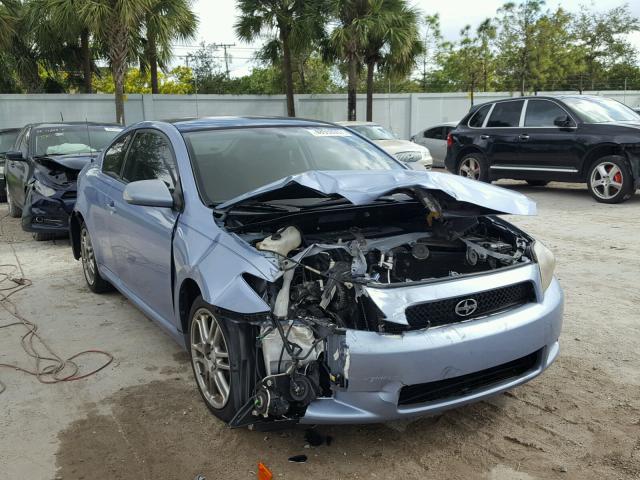 JTKDE167090285673 - 2009 TOYOTA SCION TC BLUE photo 1