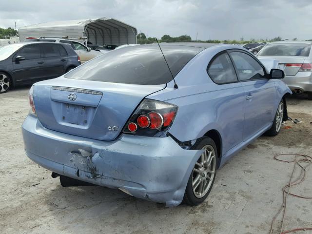 JTKDE167090285673 - 2009 TOYOTA SCION TC BLUE photo 4