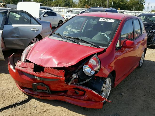 JHMGD38687S013024 - 2007 HONDA FIT S 红色 照片 2