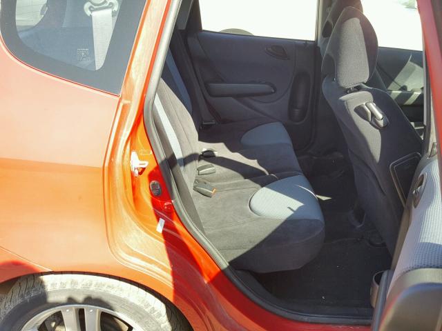 JHMGD38687S013024 - 2007 HONDA FIT S 红色 照片 6