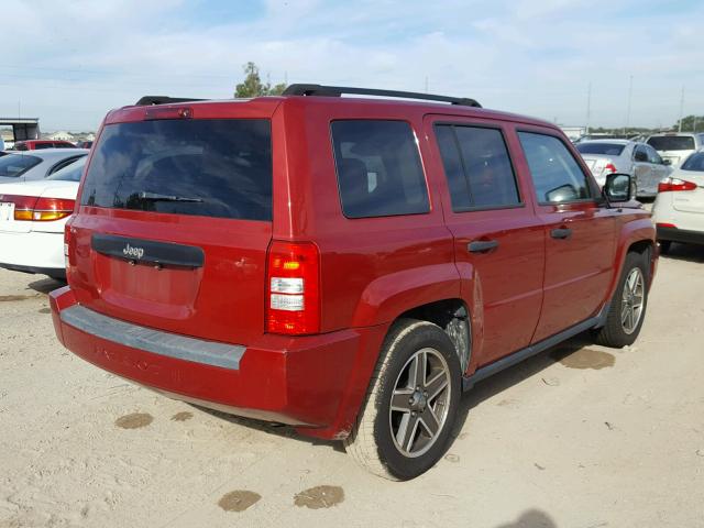 1J4FT28B69D195038 - 2009 JEEP PATRIOT SP RED photo 4