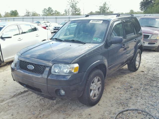 1FMYU94106KA05948 - 2006 FORD ESCAPE LIM BLACK photo 2