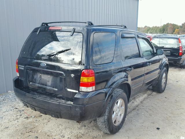 1FMYU94106KA05948 - 2006 FORD ESCAPE LIM BLACK photo 4