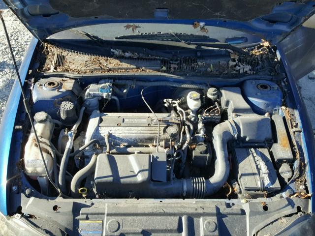 1G1JC12F957166611 - 2005 CHEVROLET CAVALIER BLUE photo 7