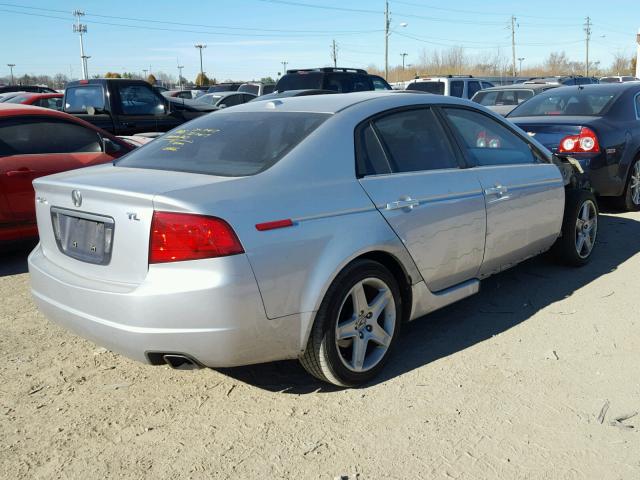 19UUA66245A063518 - 2005 ACURA TL SILVER photo 4