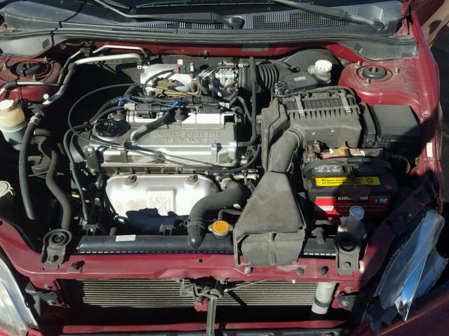 JA3AJ26E92U032875 - 2002 MITSUBISHI LANCER ES RED photo 7