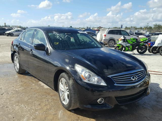 JN1CV6AR2DM760849 - 2013 INFINITI G37 BLACK photo 1