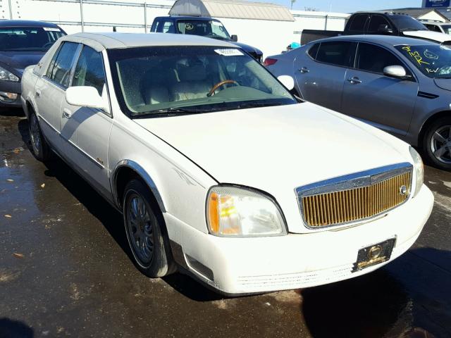 1G6KE57Y22U191616 - 2002 CADILLAC DEVILLE DH WHITE photo 1