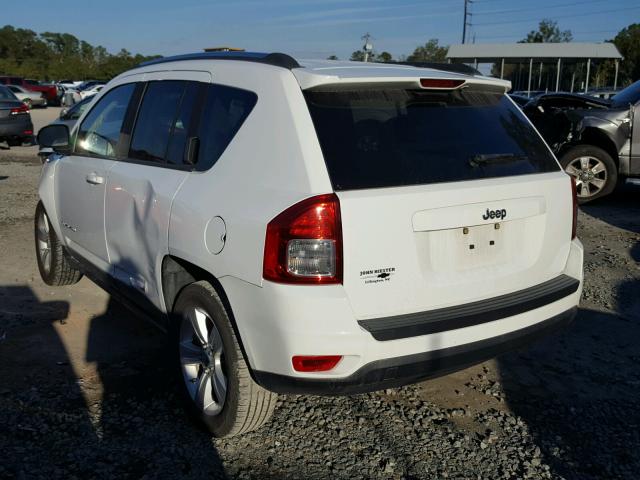 1J4NT1FA9BD260213 - 2011 JEEP COMPASS SP WHITE photo 3