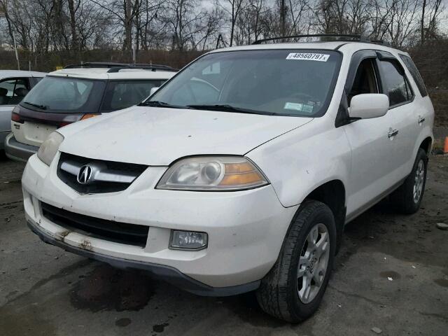 2HNYD18984H544712 - 2004 ACURA MDX TOURIN WHITE photo 2