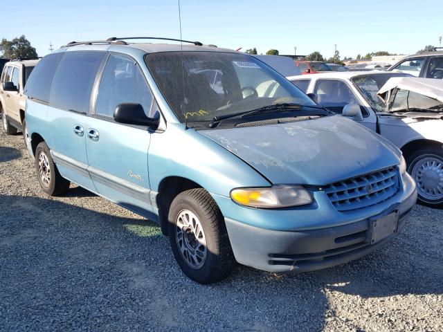 2P4GP45G6XR302931 - 1999 PLYMOUTH VOYAGER SE BLUE photo 1