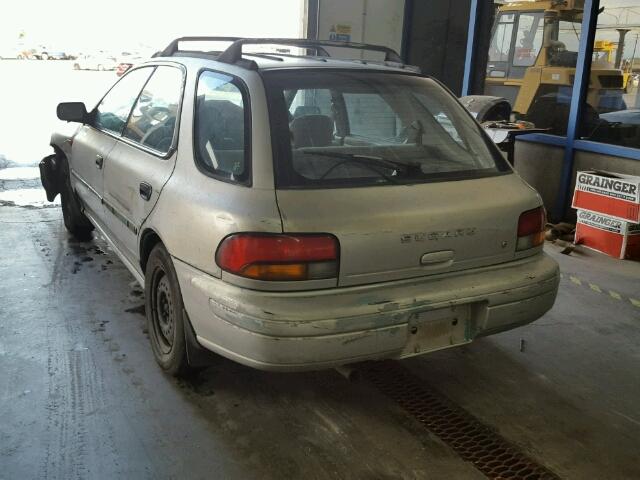 JF1GF6350SH813789 - 1995 SUBARU IMPREZA L SILVER photo 3