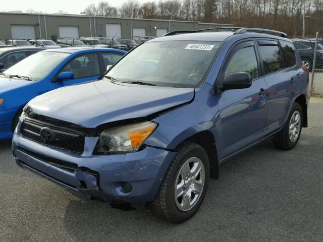 JTMBD33V586074884 - 2008 TOYOTA RAV4 BLUE photo 2