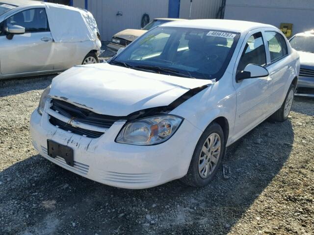 1G1AD5F52A7216717 - 2010 CHEVROLET COBALT 1LT WHITE photo 2