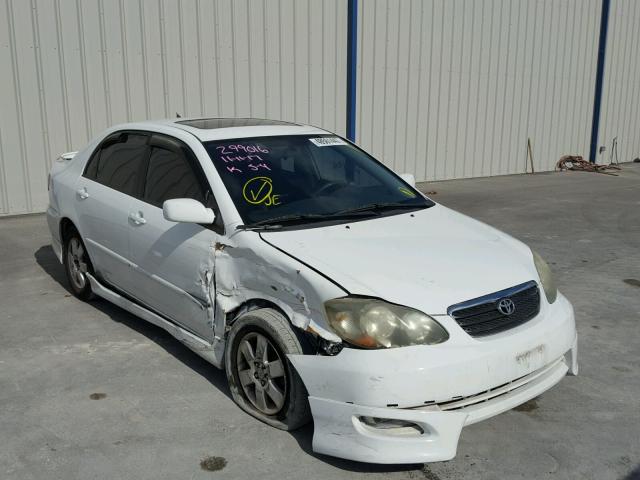 1NXBR32EX5Z489575 - 2005 TOYOTA COROLLA CE WHITE photo 1