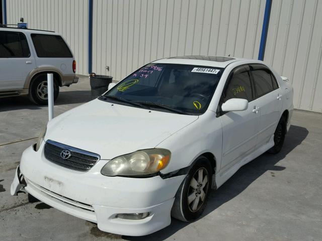 1NXBR32EX5Z489575 - 2005 TOYOTA COROLLA CE WHITE photo 2