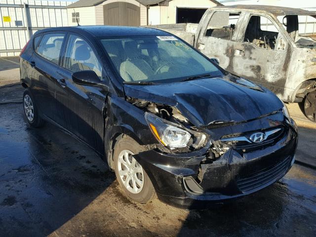 KMHCT5AE0DU109614 - 2013 HYUNDAI ACCENT GLS BLACK photo 1