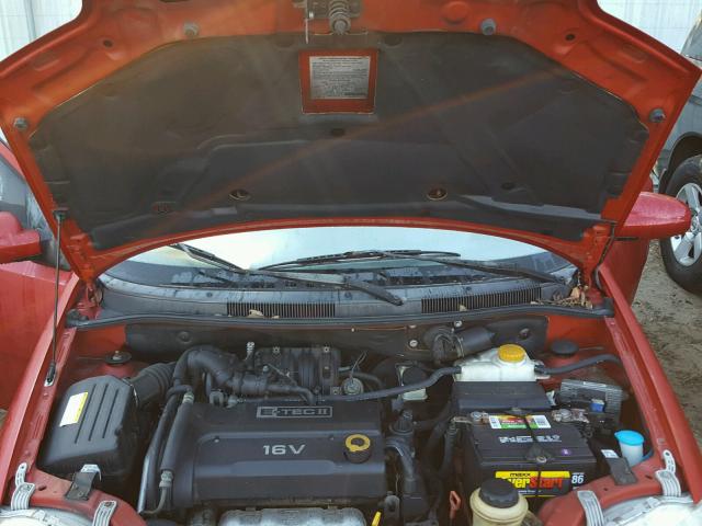 KL1TD56666B667556 - 2006 CHEVROLET AVEO BASE Qırmızı foto 7