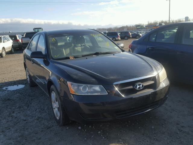 5NPET46C37H268382 - 2007 HYUNDAI SONATA GLS BLUE photo 1