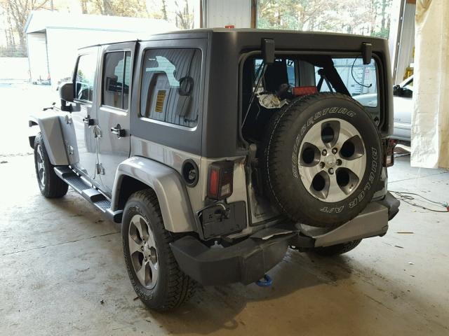 1C4BJWEG6GL285648 - 2016 JEEP WRANGLER U SILVER photo 3