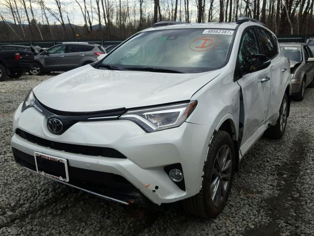 2T3DFREV3HW630725 - 2017 TOYOTA RAV4 LIMIT WHITE photo 2