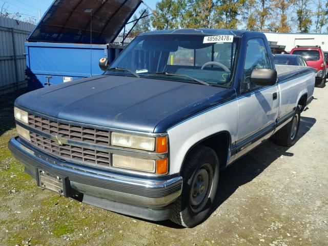 1GCFC24K4LE264158 - 1990 CHEVROLET GMT-400 C2 BLUE photo 2