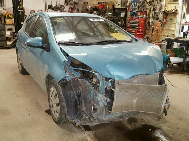 JTDKDTB34D1050454 - 2013 TOYOTA PRIUS C BLUE photo 1