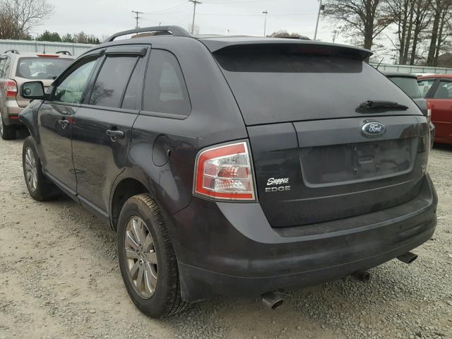 2FMDK49C17BA88013 - 2007 FORD EDGE SEL P CHARCOAL photo 3