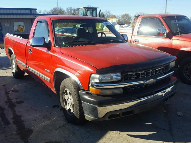 1GCEC14T9XE107729 - 1999 CHEVROLET SILVERADO RED photo 1