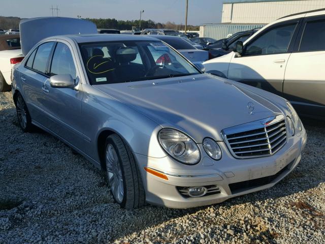 WDBUF56X18B349250 - 2008 MERCEDES-BENZ E 350 SILVER photo 1