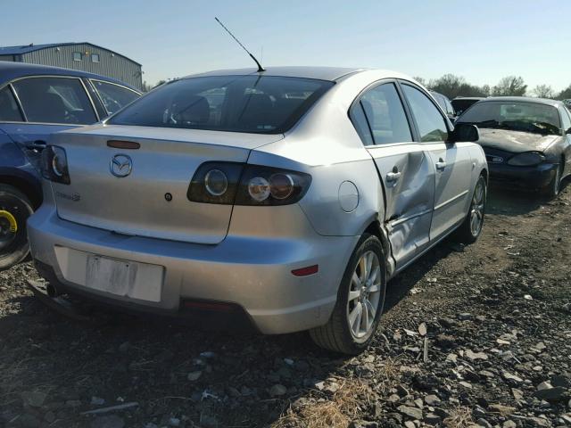 JM1BK32G381861970 - 2008 MAZDA 3 I SILVER photo 4