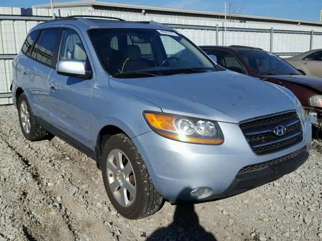 5NMSH13E78H199803 - 2008 HYUNDAI SANTA FE S SILVER photo 1