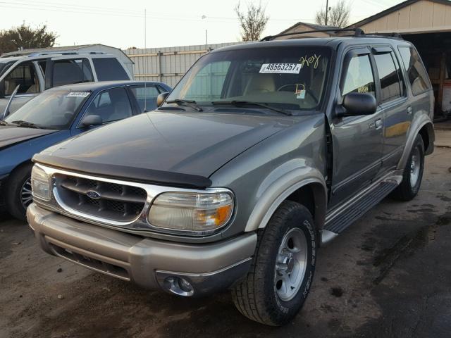 1FMZU35P5XZB95386 - 1999 FORD EXPLORER GREEN photo 2