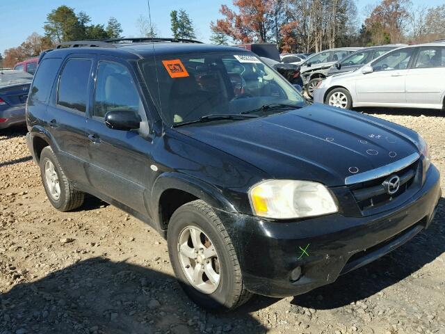 4F2YZ04186KM03183 - 2006 MAZDA TRIBUTE S BLACK photo 1