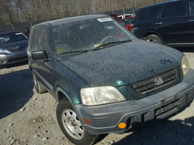 JHLRD1845YS013600 - 2000 HONDA CR-V LX GREEN photo 1