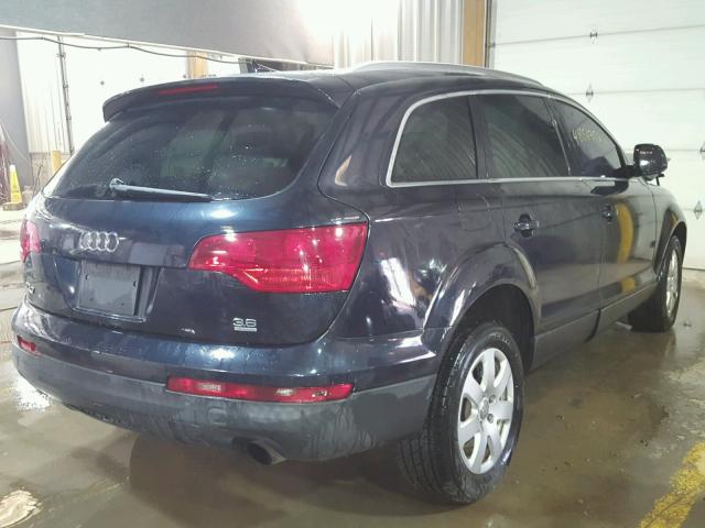 WA1BY74L37D094399 - 2007 AUDI Q7 3.6 QUA BLUE photo 4