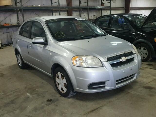 KL1TD56678B010087 - 2008 CHEVROLET AVEO BASE Күміс фото 1