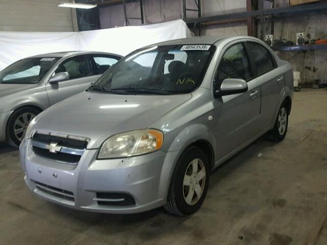 KL1TD56678B010087 - 2008 CHEVROLET AVEO BASE Күміс фото 2