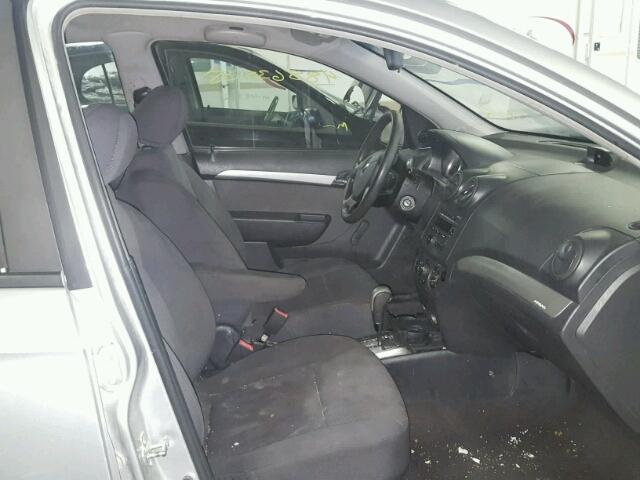 KL1TD56678B010087 - 2008 CHEVROLET AVEO BASE Күміс фото 5