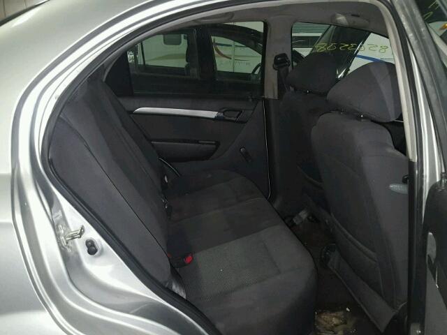 KL1TD56678B010087 - 2008 CHEVROLET AVEO BASE Күміс фото 6