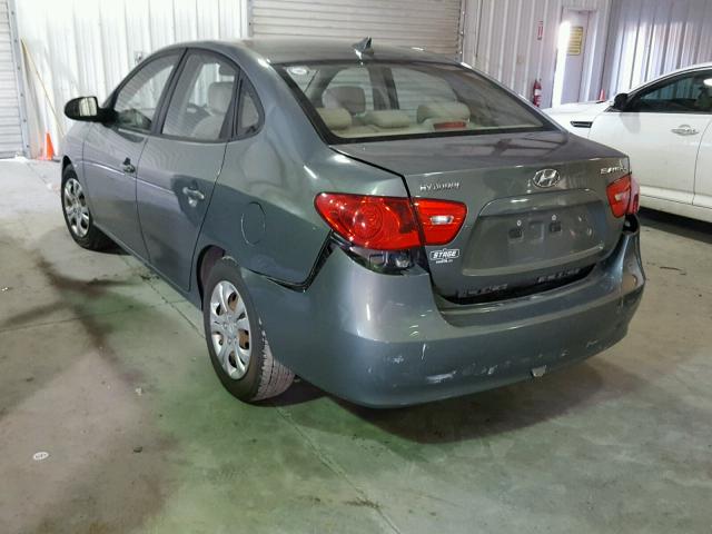 KMHDU46D09U755805 - 2009 HYUNDAI ELANTRA GL GRAY photo 3