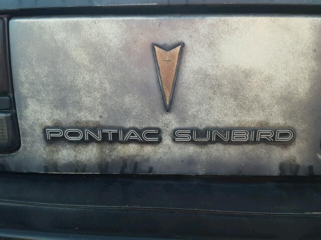 1G2JB14H6R7510320 - 1994 PONTIAC SUNBIRD LE BLACK photo 10