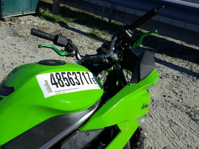 JKAEXEC109DA39516 - 2009 KAWASAKI EX650 C GREEN photo 5