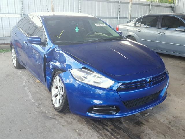 1C3CDFBAXDD153613 - 2013 DODGE DART SXT BLUE photo 1