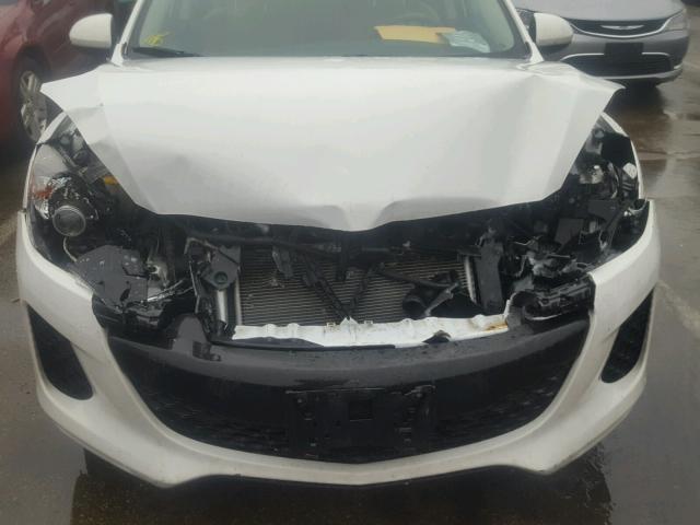 JM1BL1W74C1596819 - 2012 MAZDA 3 I WHITE photo 9