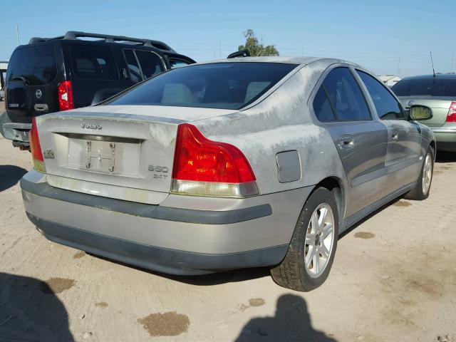 YV1RS58D212041249 - 2001 VOLVO S60 2.4T BEIGE photo 4