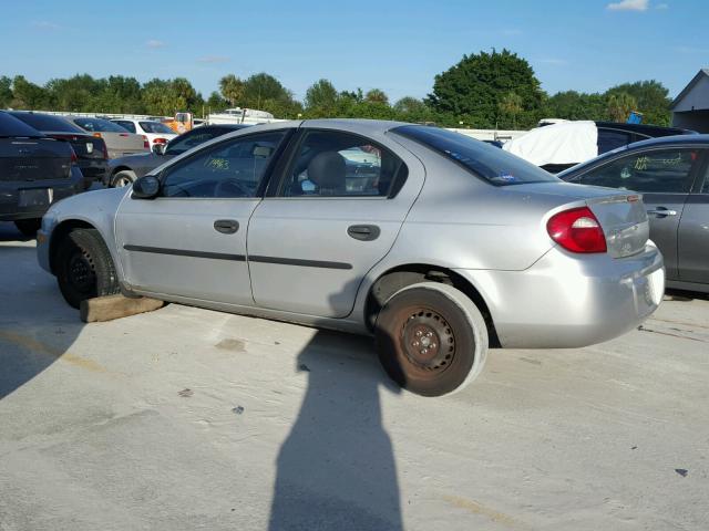 1B3ES26CX4D546267 - 2004 DODGE NEON BASE SILVER photo 9