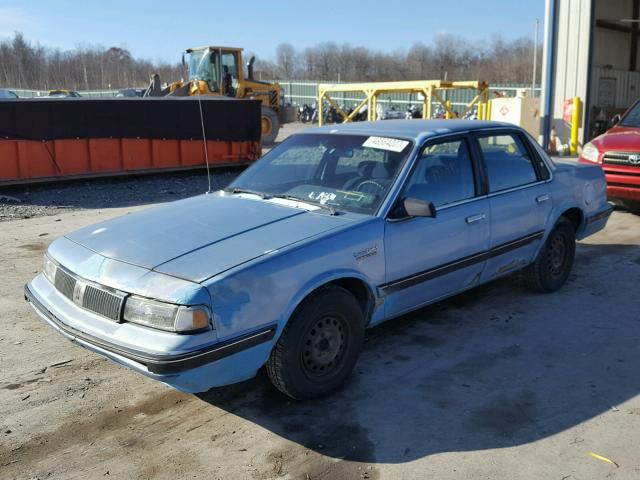 1G3AL54N0N6362977 - 1992 OLDSMOBILE CUTLASS CI BLUE photo 2