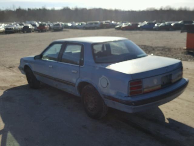 1G3AL54N0N6362977 - 1992 OLDSMOBILE CUTLASS CI BLUE photo 3